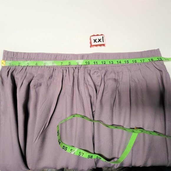 Capri Pants Casual Pants Culottes Wide Leg  pants- Size L - Picture 11 of 12